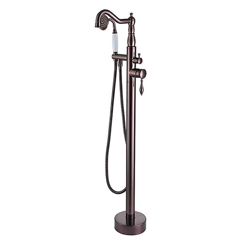 XJTNLB Mitigeur Baignoire Ilot Robinet Baignoire Robinets de Douche et de Baignoire Poignée Simple...