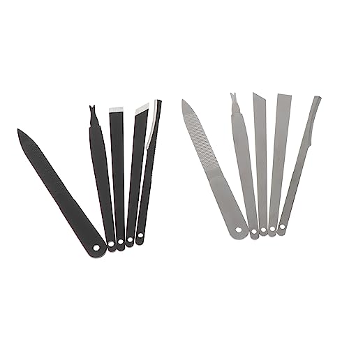 Didiseaon 10Pcs Portable Pedicure Tool Kit Professional Manicure and Dead Skin Trimmers for Care and Grooming