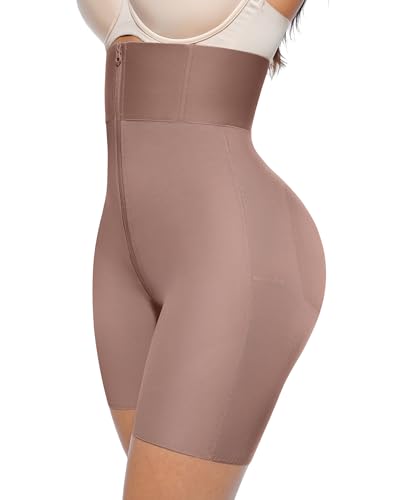 Lover-Beauty Tummy Control High Waist Shapewear for Women Fajas Colombianas Moldeadoras Slimmer Womens Body Shaper Panties Umber Large