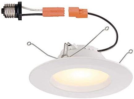 Commercial Electric 5 & 6 in. White Recessed LED Trim T65