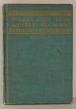Hardcover Modern First Year Algebra (Revised) Book