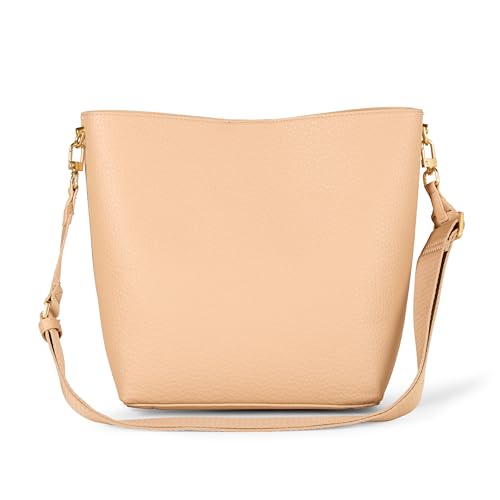 STILE: La tracolla regolabile e rimovibile consente di indossare questa borsa su tutto il corpo, sulla spalla o sul braccio. La chiusura magnetica nascosta assicura che i tuoi effetti personali siano sicuri, la tasca interna per l'organizzazione e l'hardware in metallo conferisce un aspetto raffinato.