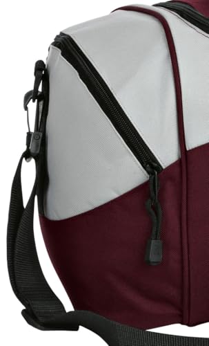 SMALL Personalized Gym Bag Monogrammed Duffel Bag Custom Printed Initial Maroon3