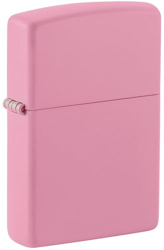 Plain Pink Matte Zippo Lighter
