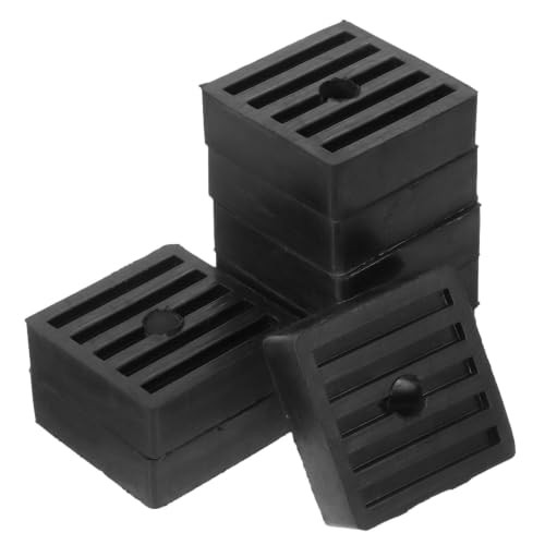 Almohadillas de goma de 1.2cm antivibración para compresores y secadoras, 8 unidades
