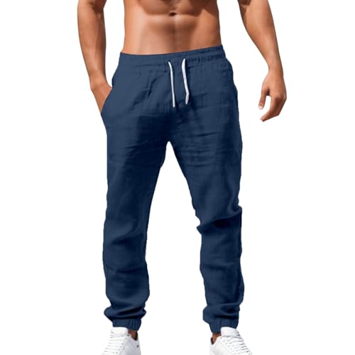 Jogging Homme Pas Cher Pantalon Cargo d'Été Grande Taille Coupe Casual Large