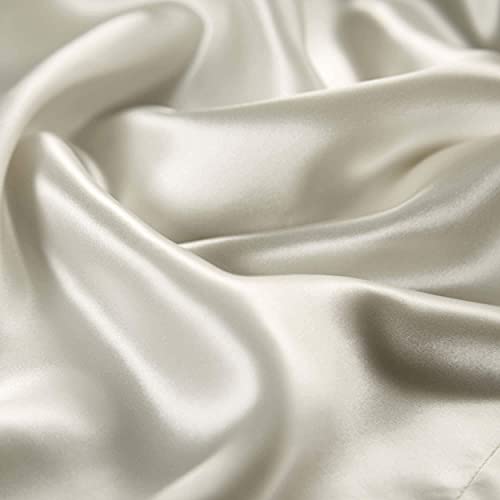 Fronha DISANGNI 100% seda de amoreira, para cabelo e pele, tipo envelope, seda real de um lado [bran