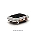 iRepair Sparkling Crystal Diamond Case Cover Bezel Compatible with Apple Watch Series 3 Series 2 - Silver (42mm)