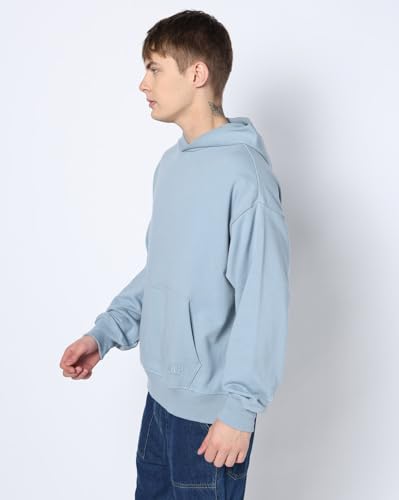 Image of Gap Men Regular Fit Solid Full Sleeves Cotton Hoodie