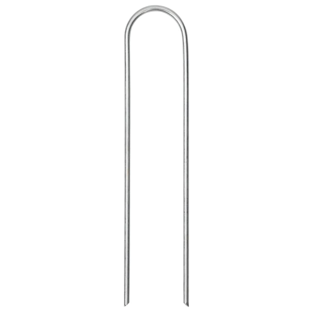 Anclaje de suelo en forma de U STK x 3, acero galvanizado para vellón de malas hierbas, lona de suelo, base de huella, accesorios para tienda de campaña, camping, senderismo, exterior