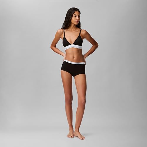 Calvin Klein Modern Cotton Lightly Lined Triangle Bralette Black - image 3