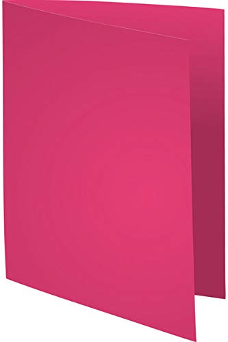 Exacompta 10 paquetes de 100 subcarpetas Flash 80 g/m2 fucsia