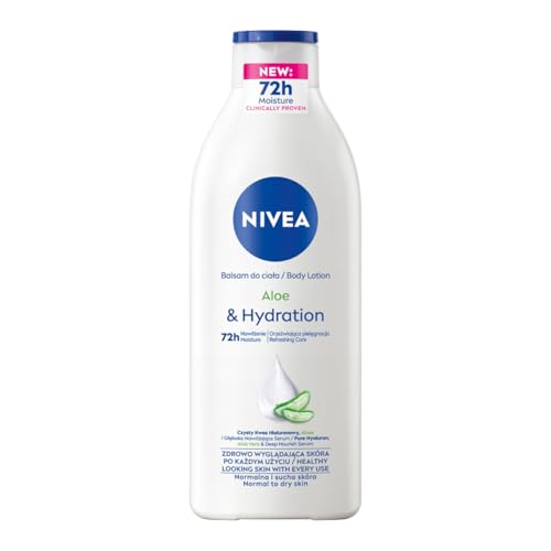 NIVEA Loción corporal hidratante con aloe vera, 400 ml