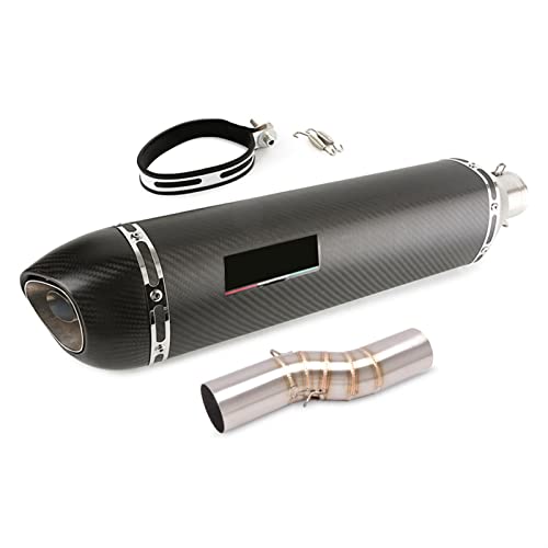Tubo enlace Benelli TRK 502X 2021 sistema escape deslizante 51mm silenciador acero