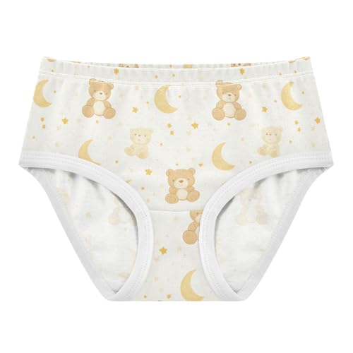 Girls Underwear Soft Cotton Teddy Bear Kids Panties in Sizes 2/3t, 4t, 5t, 6 and 8