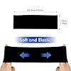 Sularpek Bandeau Cheveux Femme, 3PCS Bandeau Noir Cheveux Sport, 7.5cm Bandeau Large Cheveux Femme, Yoga Headband Exercice Accessoires Cheveux Femme pour Exercice, Sportif, Cyclisme #1
