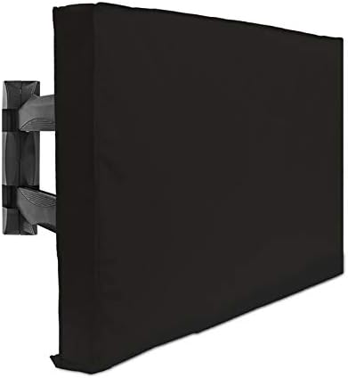 Outdoor TV Cover 55" - 58" - with Bottom Cover - 600D Water-Resistant and Dust-Resistant Material- Fits Your TV Better