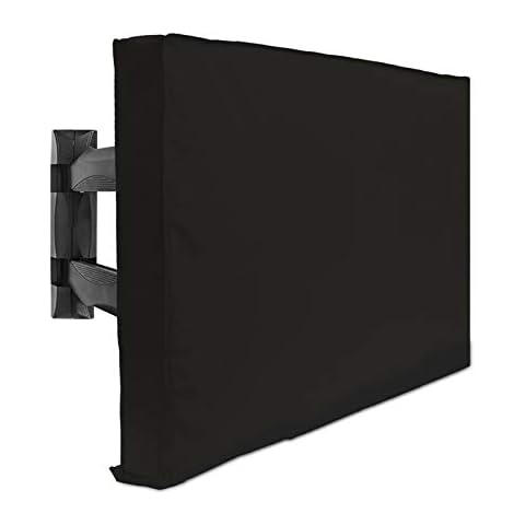Szblnsm Outdoor TV Cover 40" - 43" - with Bottom Cover - 600D Water-Resistant and Dust-Resistant Material- Fits Your TV Better Cover