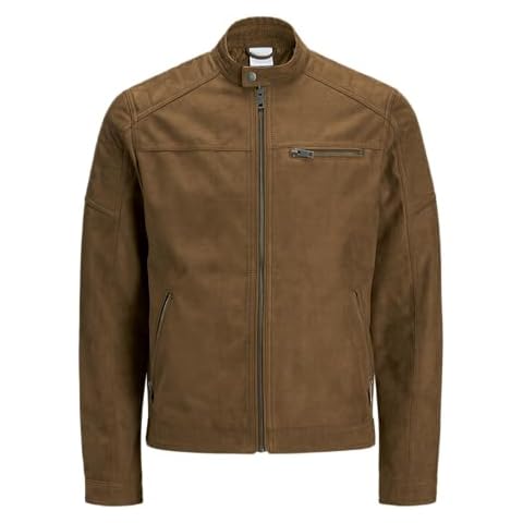 Jack & Jones Cognac Faux Suede Jacket Cover