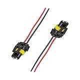 Ohleats 2 PCS Female Adapter Wiring Harness Socket, 9005 9006 HB3 HB4 Pigtail Sockets Harness Replacement Part for Headlights or Fog Lights, Car Accessories Headlights Wire Socket