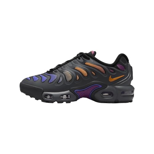 Nike Air Max Plus Drift Big Kids' Shoes (FV5921-001, Anthracite/Black/Viotech/Monarch) Size 6