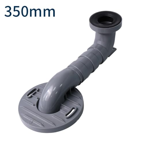 Sifón de inodoro para reformas de baño con salida de PVC de 110 mm 3