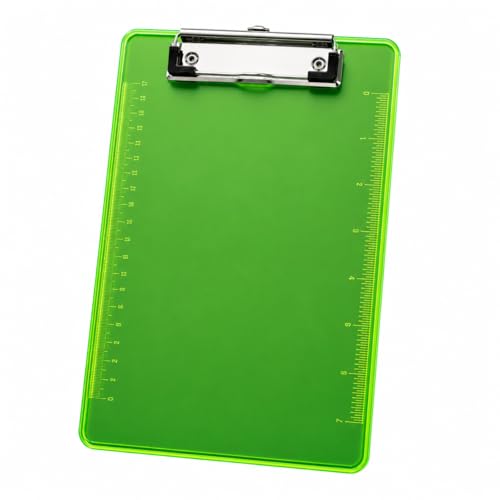 Plastic A5 Clip Board with Hanging Hole Clip Durable Plastic Writing Board Portable Clipboard for Office School Classroom Site Visits & Note Taking 22.2 Cm X 14.8 Cm Pack of 1