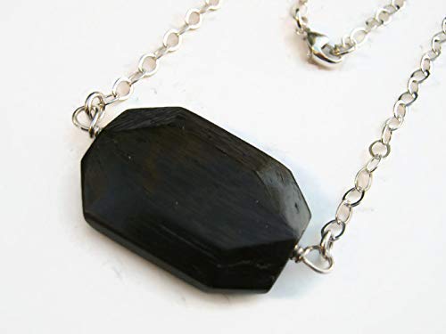 black tourmaline pendant