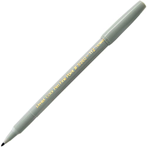Image of Pentel Arts Color Pen, Light Gray, Box of 12 (S360-112)