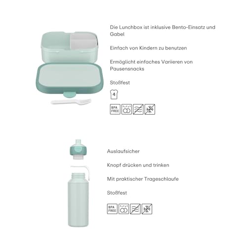 Kit repas pour l'école Mepal Campus gourde et boîte déjeuner - 3