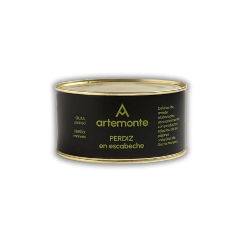 Corsevilla - Perdiz en Escabeche - Perdiz en Conserva Gourmet, Carne de Caza en Escabeche Tradicional, Plato Gourmet Listo para Comer - 400 g.