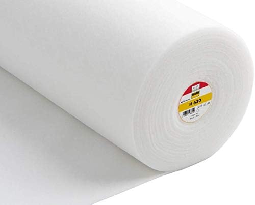 Vlieseline Vilene H-630 Fusible Fleece Wadding White Sold as *Continuous Length by The Metre*