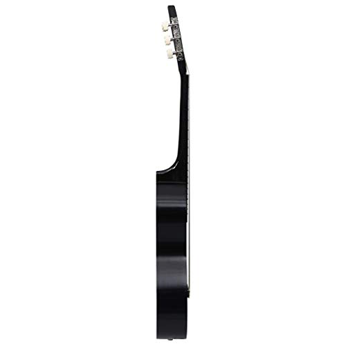 Vidaxl Chitarra Classica Principianti E Bambini Custodia Nera 1/2 34" - 9
