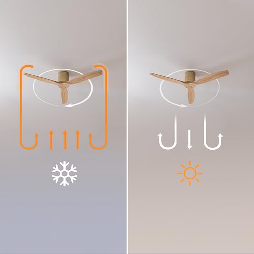 Cecotec Deckenventilator EnergySilence Aero 5400 Classic Gold&LightWood – Ansicht 5