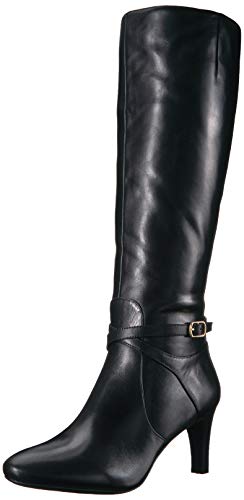 Lauren Ralph Lauren Women's Elberta Fashion Boot, Black, 11 B US