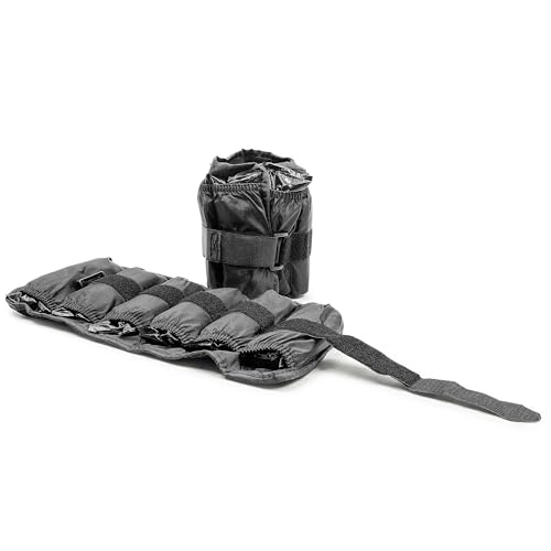CAP Barbell Adjustable Ankle Weights,10-Pound , Black