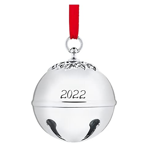 Klikel Christmas Bell Ornament 2022 - Sleigh Bell Christmas Ornament 2022 - Christmas Holy Ball 2022 Ornament - Bell Ornament for Christmas Tree - Sleigh Bell Engraved 2022- 8th Annual Edition Cover