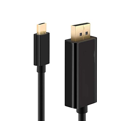 CY 1.8M USB 3.1 Type C USB-C to DisplayPort DP 4K UHD HDTV Cable for Macbook & Chromebook & Laptop &for Galaxy S8 - Image 2