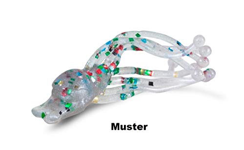 Iron Trout Moby Softbaits Gummibänder für Forellen, 17 Stück