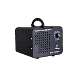 Ozone Air-Portable Industrial Ozone Generator Air Purifier with 3 plates,11000mg/h High Capacity Ozone Machine Ionizer for Home, Car, Recreation vehicle, Boat and Pet-Black