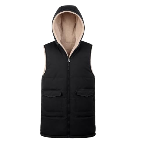 GOKTOW Womens Fall Long Puffer Vest 2025 - Reversible...