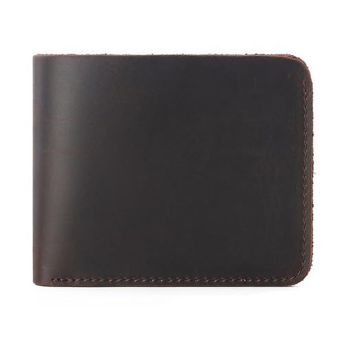 Crossfold Money Clip Men's Wallet Short Vintage Scrub(White-Patch five-pointed star4)