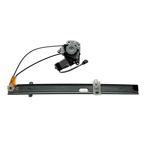 Image of TRQ Rear Right Power Window Regulator & Motor Assembly Passenger Side Compatible with 2002-2007 Jeep Liberty