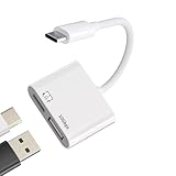 [Apple MFi Certified] USB-C to USB Adapter for iPhone 17/16/15, 10Gbps USB-C Male to USB 3.2 Female OTG, 3 in 1 Audio Cable 60W PD Charging Port and Data Transfer, Compatible with MacBook Pro Air