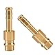 oumuik 2 St Druckluftkupplung 6mm /Druckluft-Anschlussbuchse 6 mm Messing DN6 Anschlussbuchse Schlauchstopfen Ventilbuchse Gewindestopfen Druckluft-Stecknippel