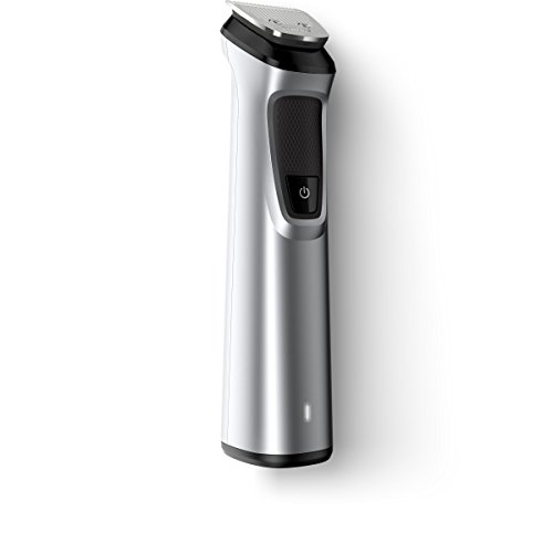 Philips MULTIGROOM Series 7000 MG7710/13 Rechargeable Black,Silver hair trimmers/clipper (Black, Silver, Rectangle, Beard, Ear, Eyebrow, Moustache, Nose, 120 min, Integrated, AC/Battery)