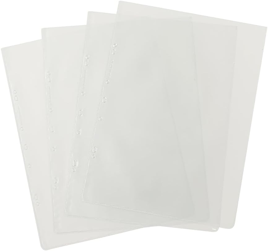 Techstyle A1 Portfolio Sleeves Plastic Sleeves, Pack of 10 Presentation Clear Display Sleeves