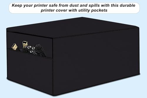 Image of Stylista Waterprood and Dustproof Printer Cover Suitable for Brother Auto Duplex MFC-T920DW, Heavy-Duty coffee Thick Polyester