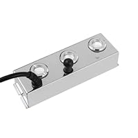 Yanmis Ultraschall-Nebelgerät mit 3 Köpfen, IP67 Wasserdicht, Ultraschall-Nebelgerät, 4,5 L Pro Stunde, Ultraschall-Luftbefeuchter mit 3 Meter Kabel, für Teich, Gewächshaus,