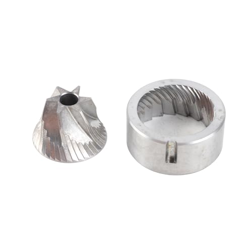 Núcleo de molienda de disco para molinillo de café en acero inoxidable duradero con seis estrellas